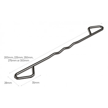 TEC TIES TT1275 Heavy Duty Stainless Cavity Wall Tie 275mm (250)